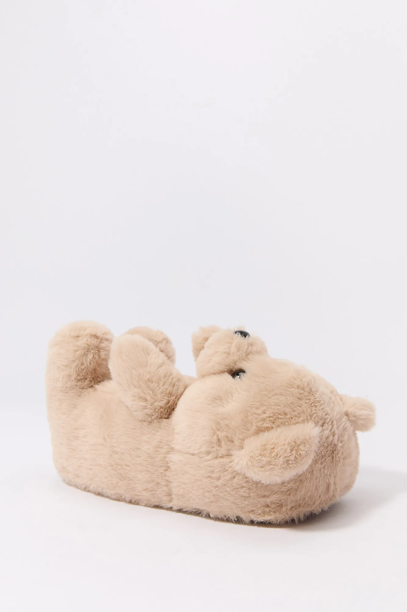 3D Bear Plush Slipper