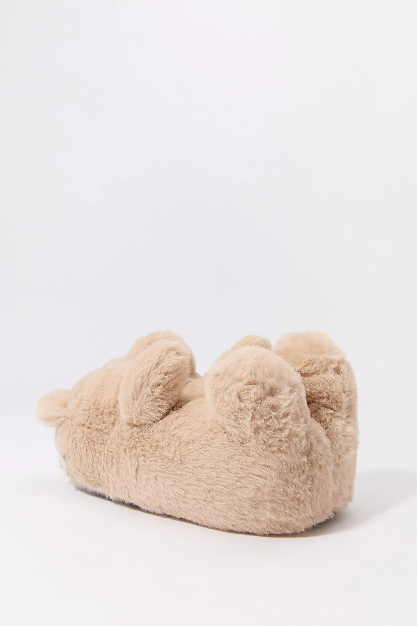 3D Bear Plush Slipper