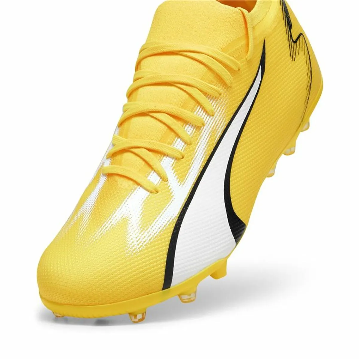 Adult's Football Boots Puma Ultra Match MG Yellow