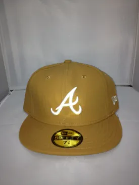 Atlanta Braves New Era Fitted BROWN/WHITE 15