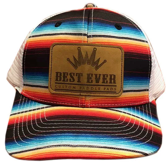 Best Ever Serape Mesh Cap with Leather Patch