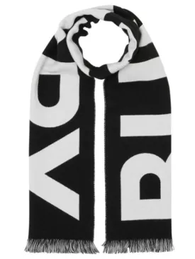 Big Logo Scarf Black