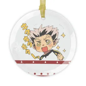 Bokuto Glass Ornament - Striking Anime Decoration