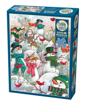 Cobble Hill Puzzle: Hill of a Lot of Snowmen