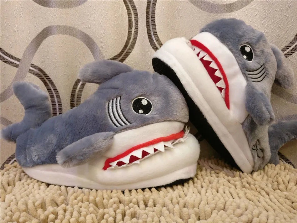 Cotton Warm Indoor Shark Slipper