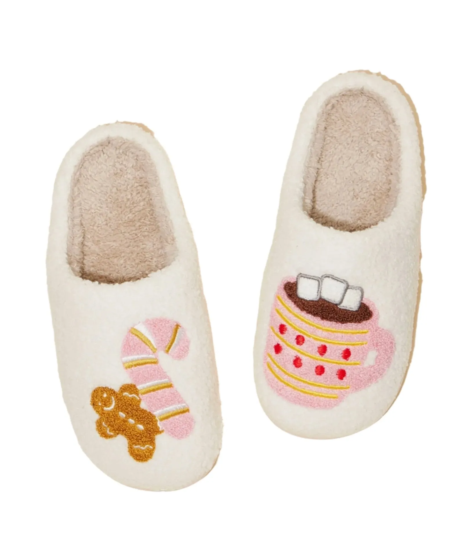 Cozy Adult Slippers Gingerbread & Cocoa