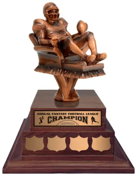 fantasy football annual resin trophy