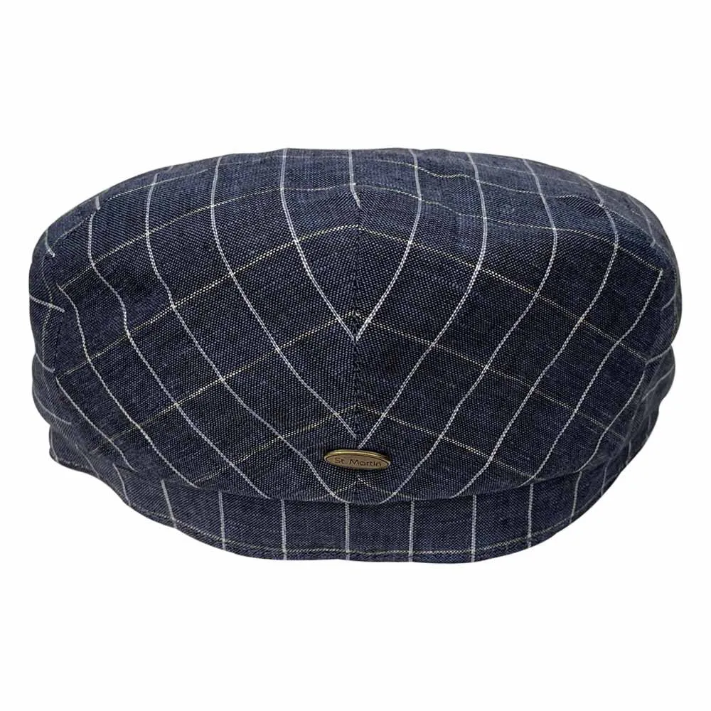 Saint Martin – “Dolce” Plaid Ivy Cap