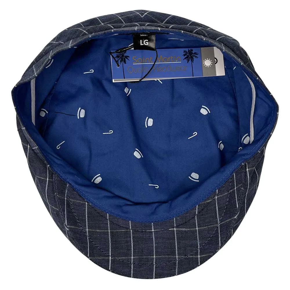 Saint Martin – “Dolce” Plaid Ivy Cap