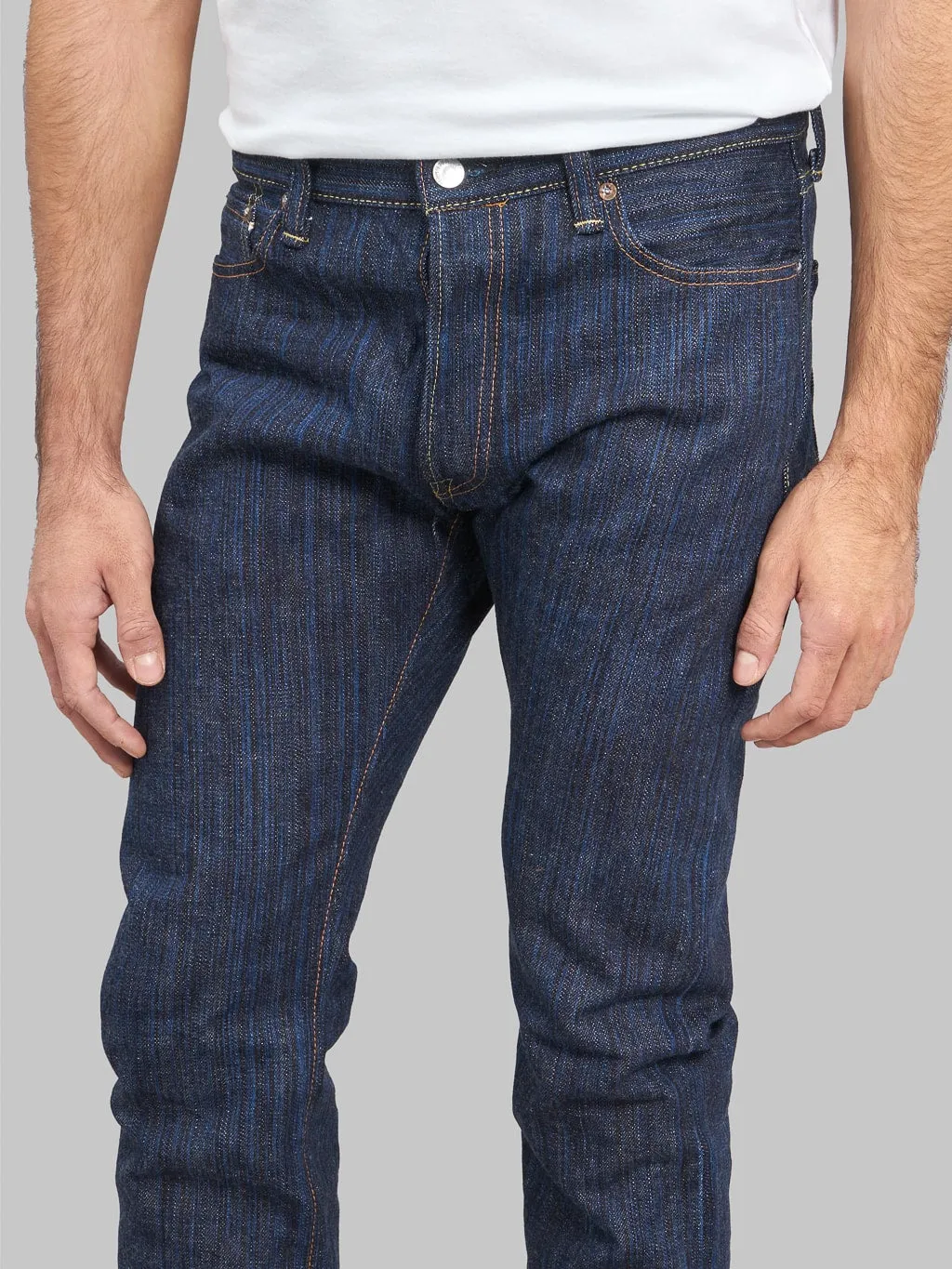 The Strike Gold 8109 "Shower Slub" Slim Tapered Jeans