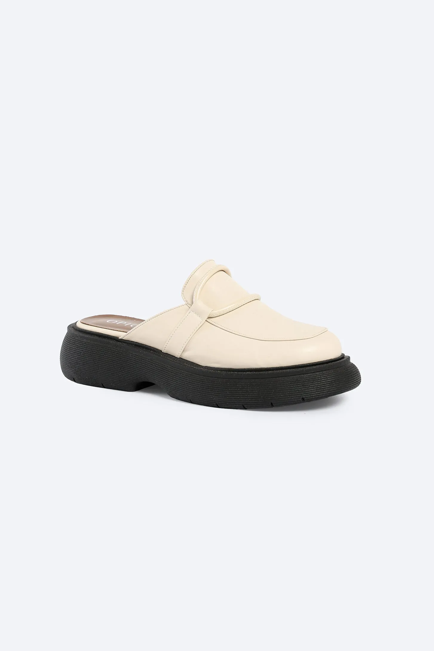 Urban Chunky Clogs - Beige