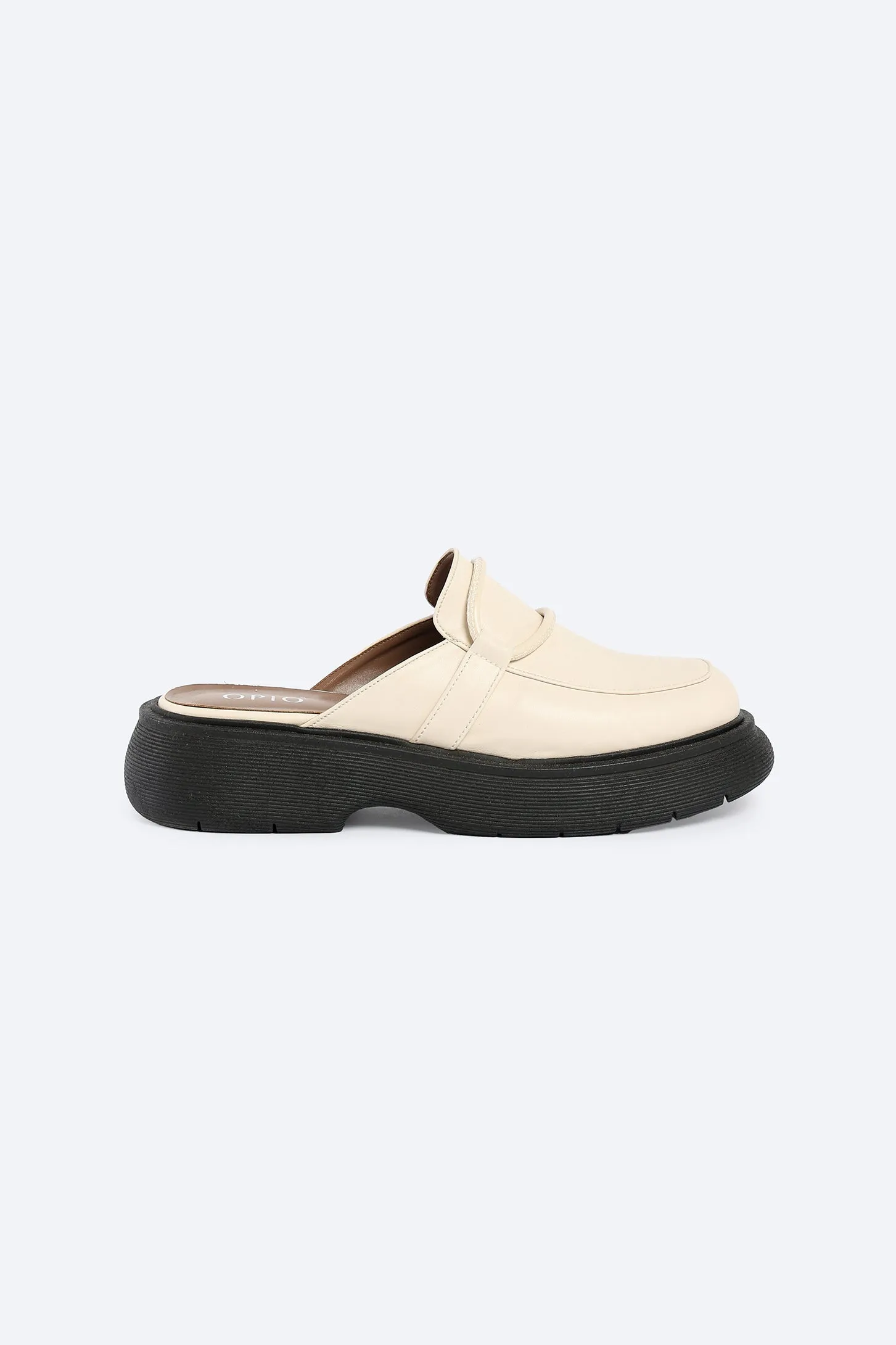 Urban Chunky Clogs - Beige