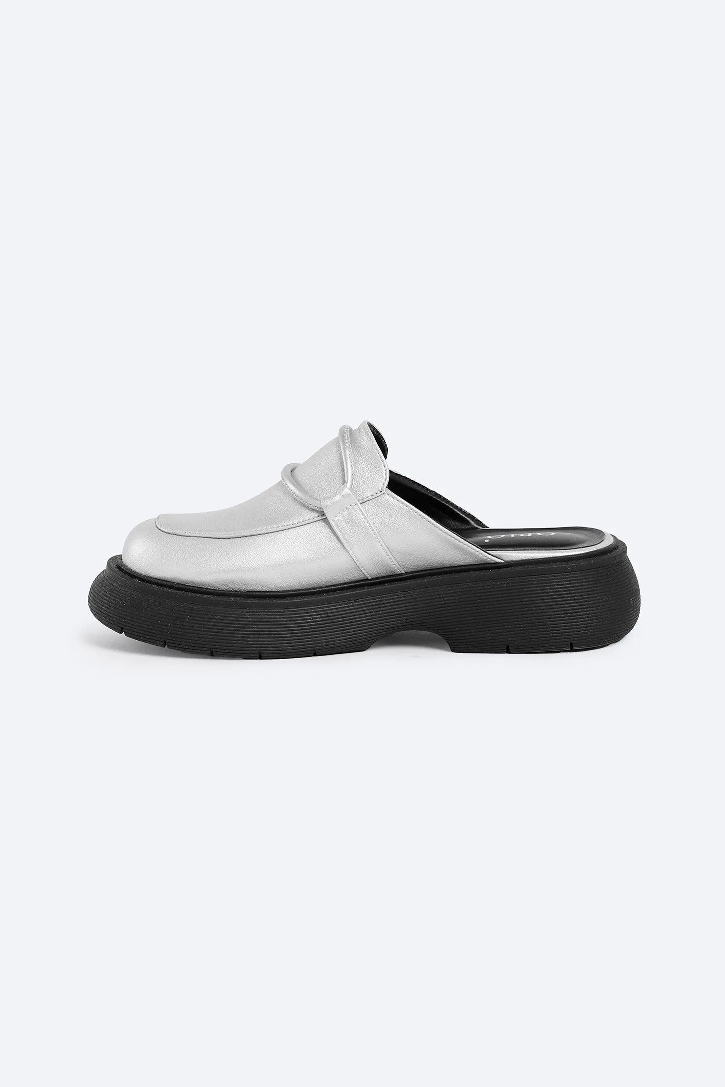 Urban Chunky Clogs - Silver